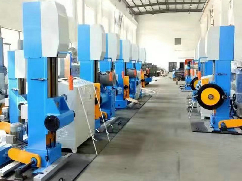 End shaft pay-off machine