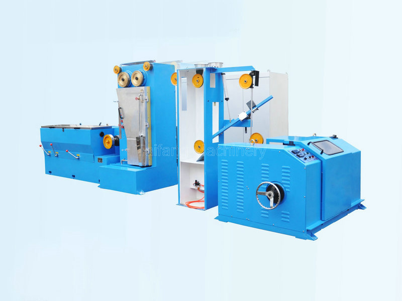 Medium drawing continuous annealing machine