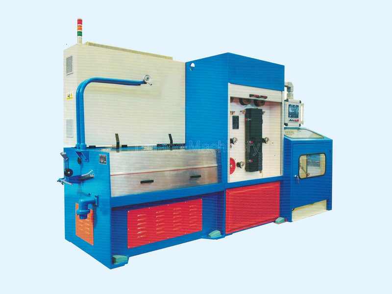 Double-head small drawing continuous annealing machine